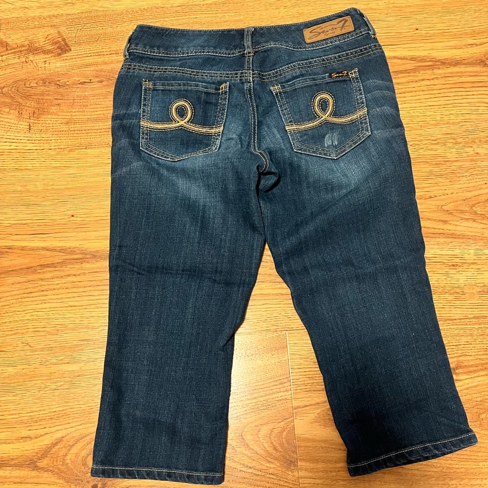 Seven7 Low Stretch Capri Jeans sz 6